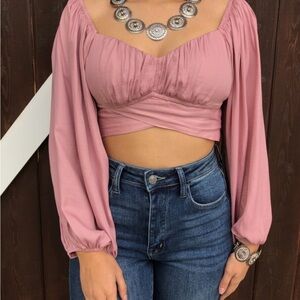 Windsor Blush Pink Crop Top